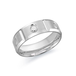 Bague Malo Fit 7mm en or blanc 14K